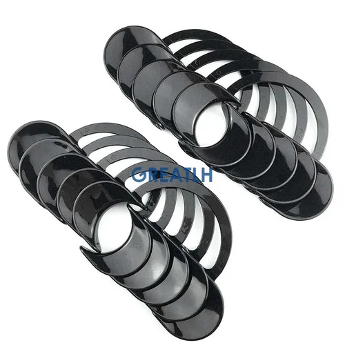 10 unids/set abridor de boca Dental expansor forma C con mango Retractor de labio mejilla Intraoral accesorios de odontología de ortodoncia