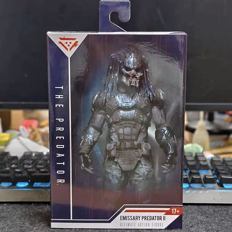 

NECA The Predator Figure EMISSARY Predator 2 Action Figuras Manga Figurine Toys Anime 7-Inch Movable Model Doll Gift Original