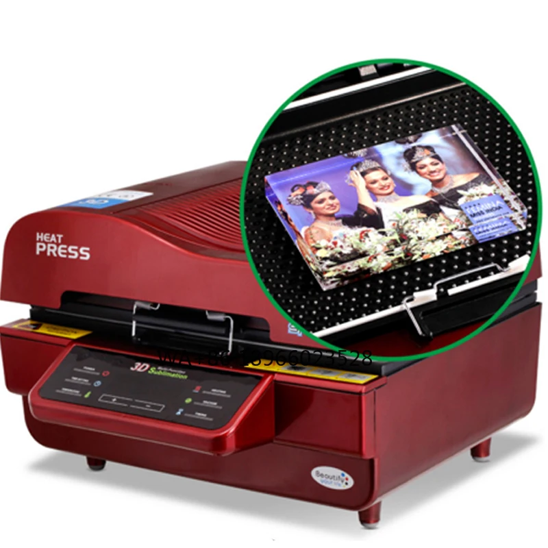 

ST3042 3D Sublimation Vacuum Heat Press Machine for Phone Case/ Mug/ Plate/ Glass/ Wood /Rock Photo Printing