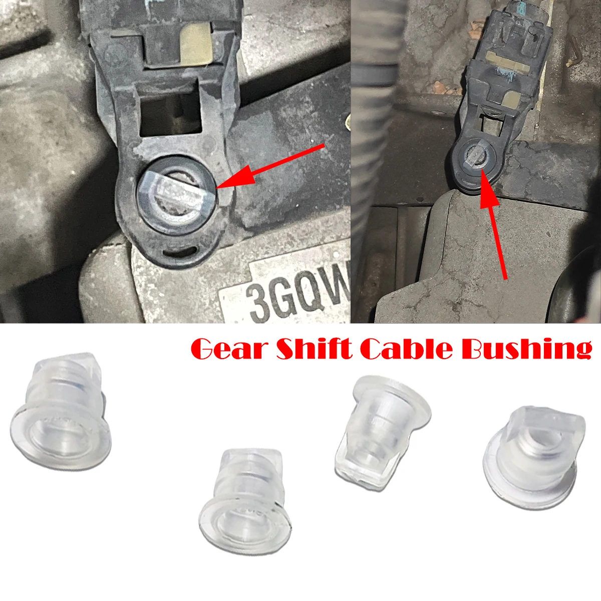 

4Pcs For Opal Antara Chevrolet Epica 2006-2011 Tosca Captiva Gear Shift Cable Bushing Automatic Transmission Line Rubber Sleeve