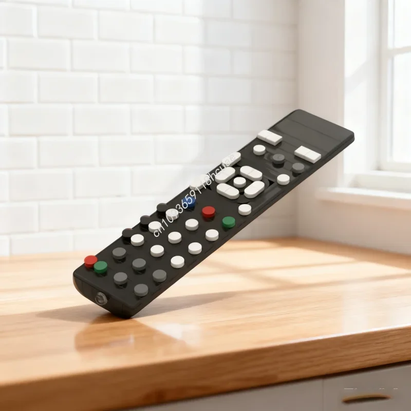 142 قطعة MOC Home A V عن بعد شرك والعتاد الصوت ونموذج ألعاب مكعبات البناء العمارة لتقوم بها بنفسك هدية الكريسماس فكرة التعليم الطوب