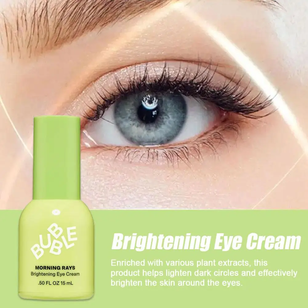 15ml Bubble Brightening Eye Cream Lighten Dark Circles Remove Puffiness Soothe And Retain Moisture Anti-aging Eye Cream