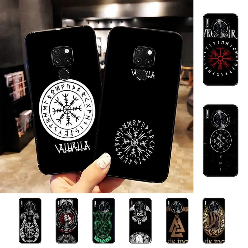 V-Viking V-Vegvisir Logo Phone Case For Huawei Mate 10 20 30 40 50 lite pro Nova 3 3i 5 6 SE 7 pro 7SE