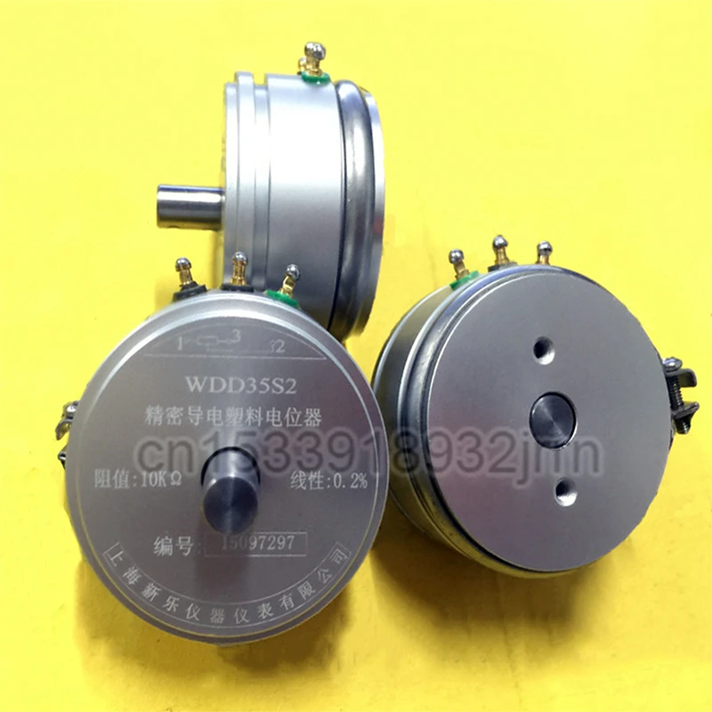 1Pcs WDD35S2 Precision Conductive Plastic Potentiometer 0.2 Angular Displacement Sensor 1K 2K 5K 10K