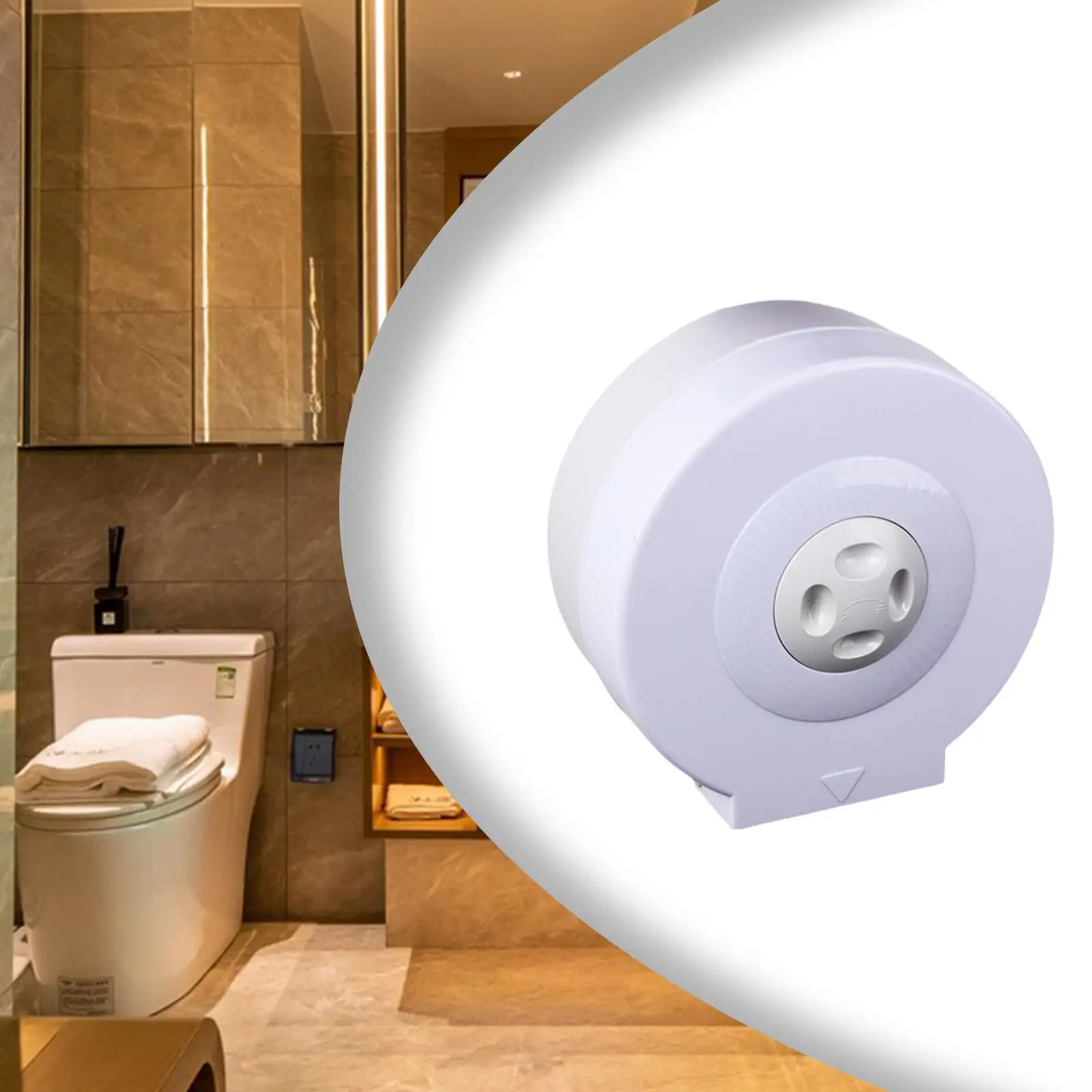 Toilet Paper Holder Toilet Roll Holder,Wall Mounted,Tissue Roll Dispenser,Toilet Tissue Holder for Living Room Hotel Office