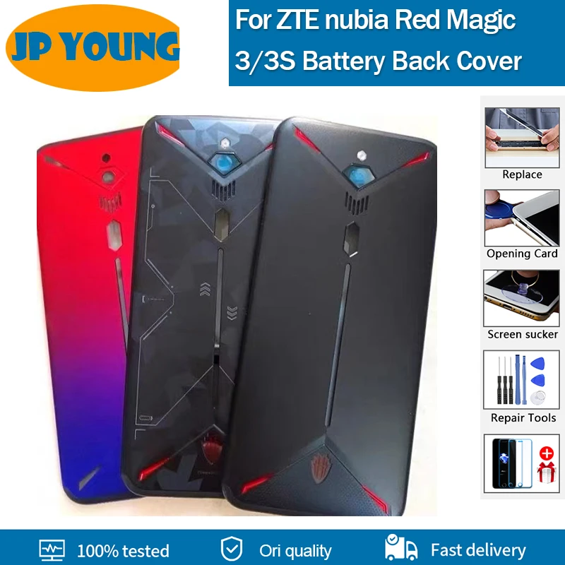 

Original Battery Back Cover For ZTE nubia Red magic 3 NX629j Housing Door Rear Case For Red magic3s 3s NX629j-v1s phone Cover