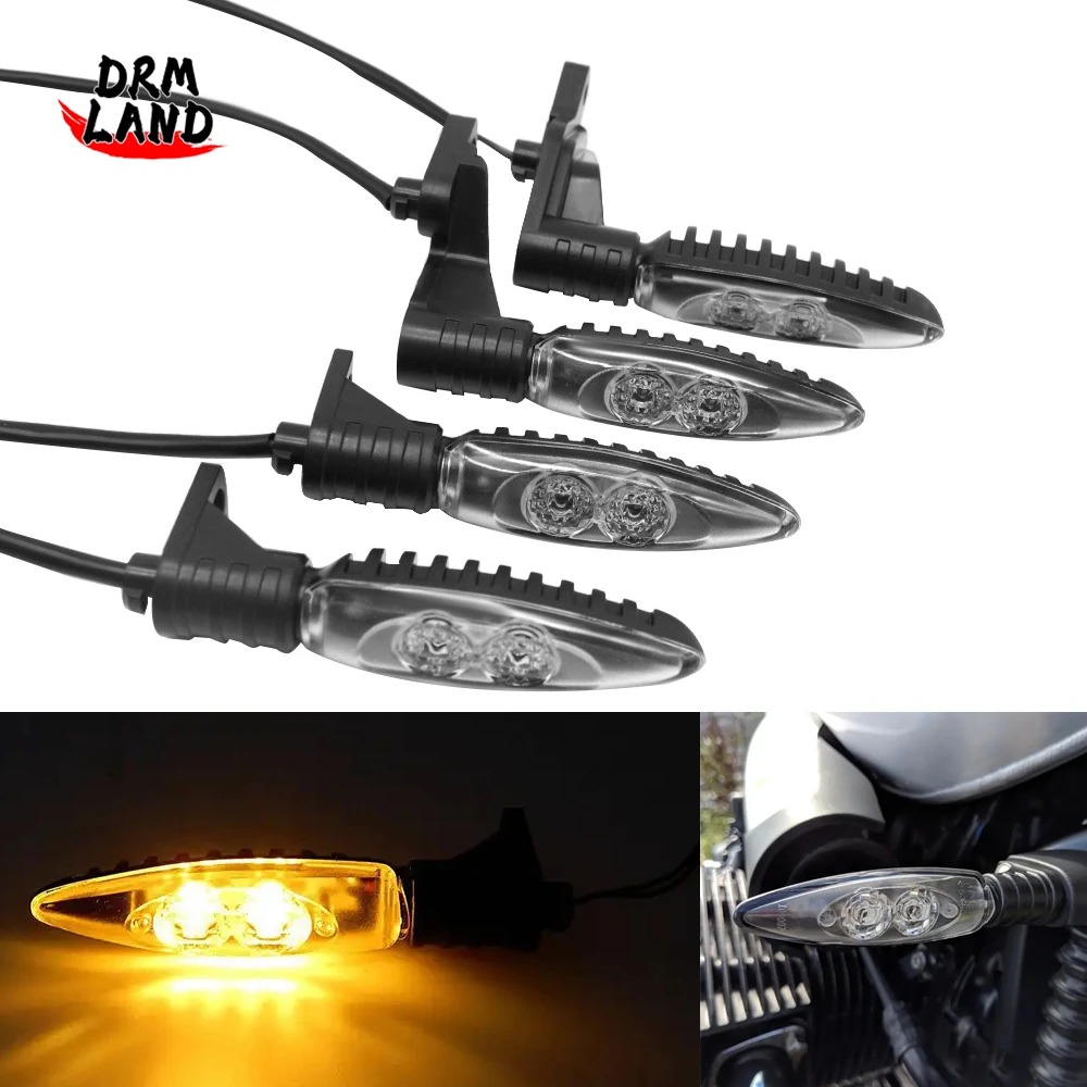 LED Luz indicadora do sinal traseiro dianteiro, acessórios da motocicleta, BMW S1000RR HP4 F800GS R1200R K1300S G450X F800ST R Nine T