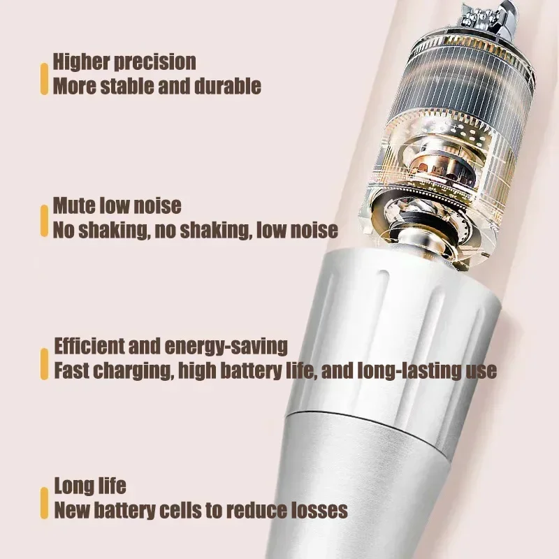 電動ネイルドリル,ポータブルマニキュアマシン,充電式ネイルサンダー,サロンツール,45000rpm