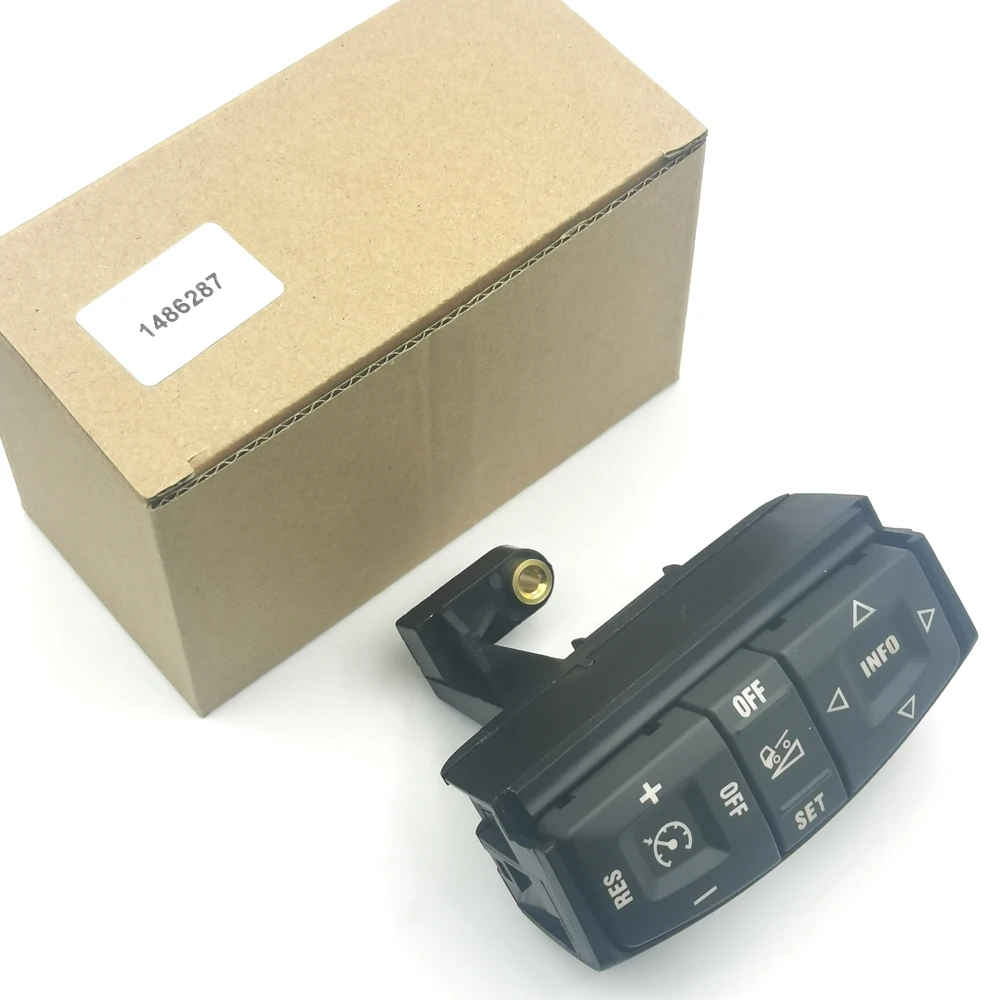 OE: 1486287 1486287S51 Truck Power Steering Wheel Knob Switch Multi-Control Panel For Scania P G R T F K N Series