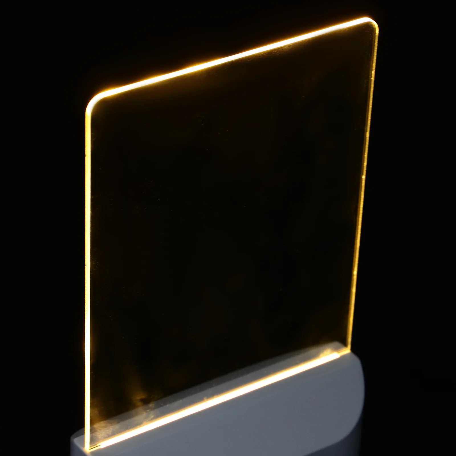 1 Set Leuchten Acryl Trocken Löschen Led Zeichnung Pad Für Diy Nachtlicht Nachricht Lampe Wiederverwendbare Doodle Bord Brief