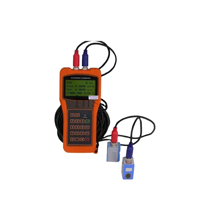 tuf-2000h Portable Ultrasonic Water Flowmeter Price handheld clamp on Ultrasonic Flow Meter price DLTEREN