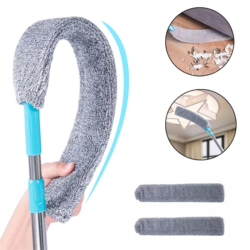 Household Long-Handled Telescopic Mop Floor and Ceiling Cleaning Mop Portable Dust Brush Household Cleaning Tools