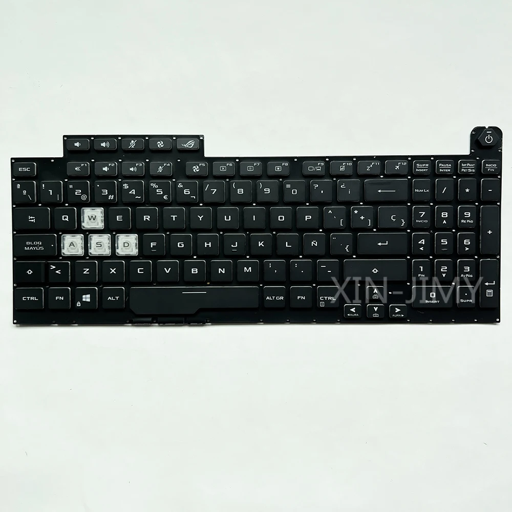 Clavier espagnol rétro4.2 RVB pour ASUS ROG Strix, G731 SP, G731G, G731GV, G731ightG731GU, G712LU, G712LV, G712LW, G712, V1850Également B