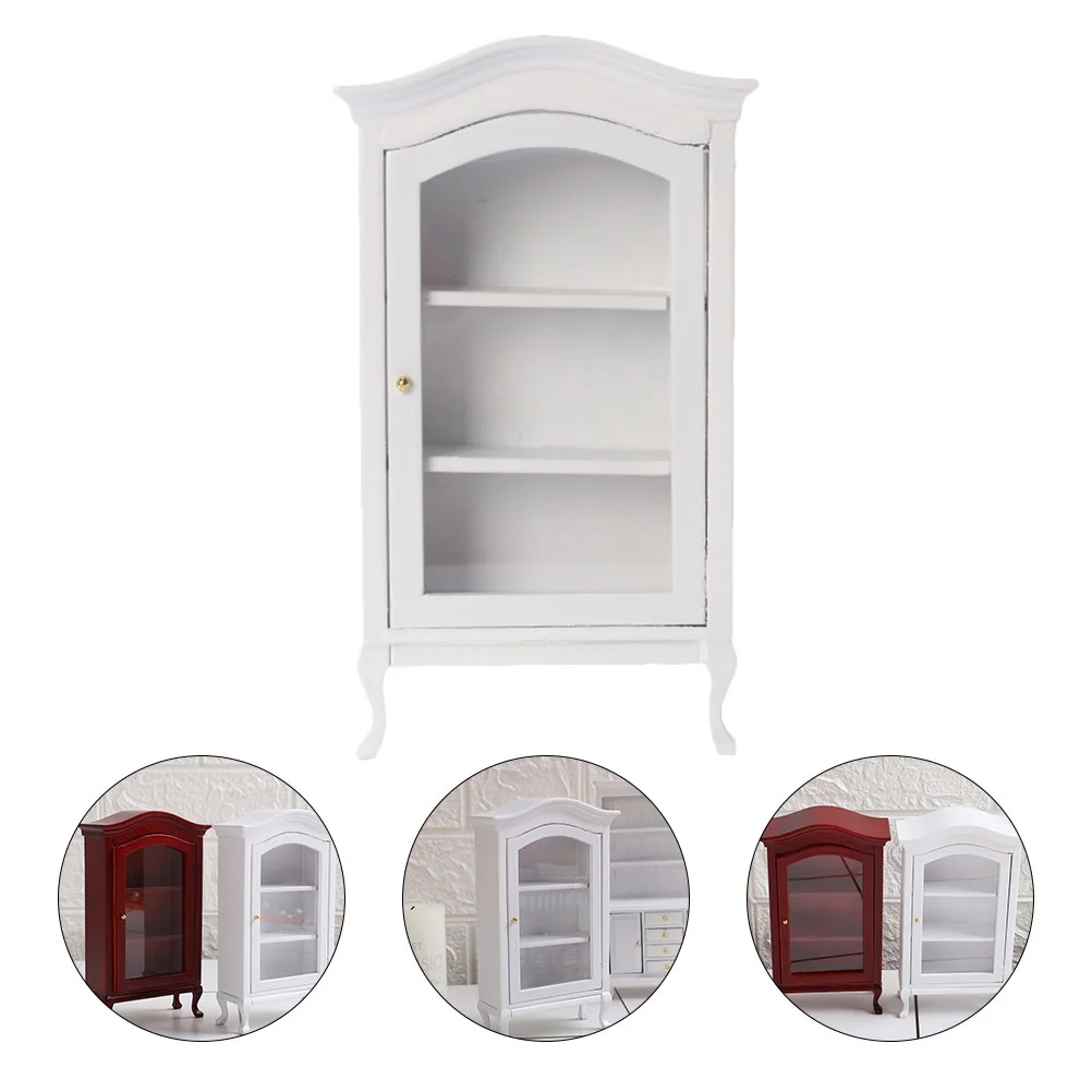 1Pc Mini WoodenDisplay Kast Desktop Ornament Mini Kast Versiering