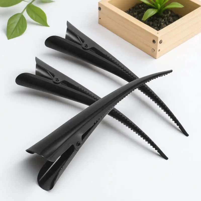 

3Pcs Metal Duckbill Clips Hair Snap Clips for Women Kids Girls Stay in Place Curling Tool for Easy Hair Styling Bathroom
