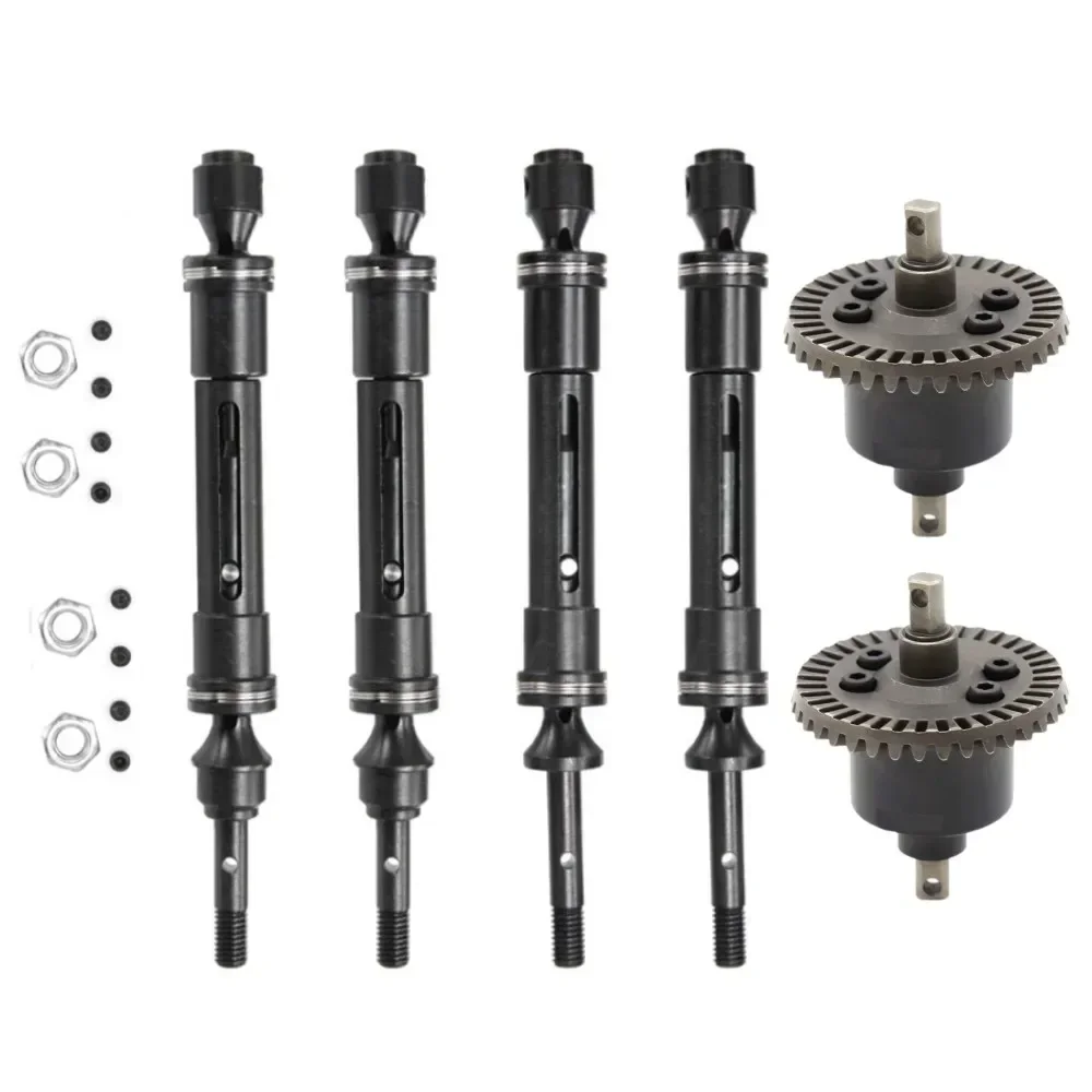 

Gear Differential Assembly Drive Shaft Metal Upgrade For Trx Slash 4x4 Short-duty Off-road Vehicle Huanqi