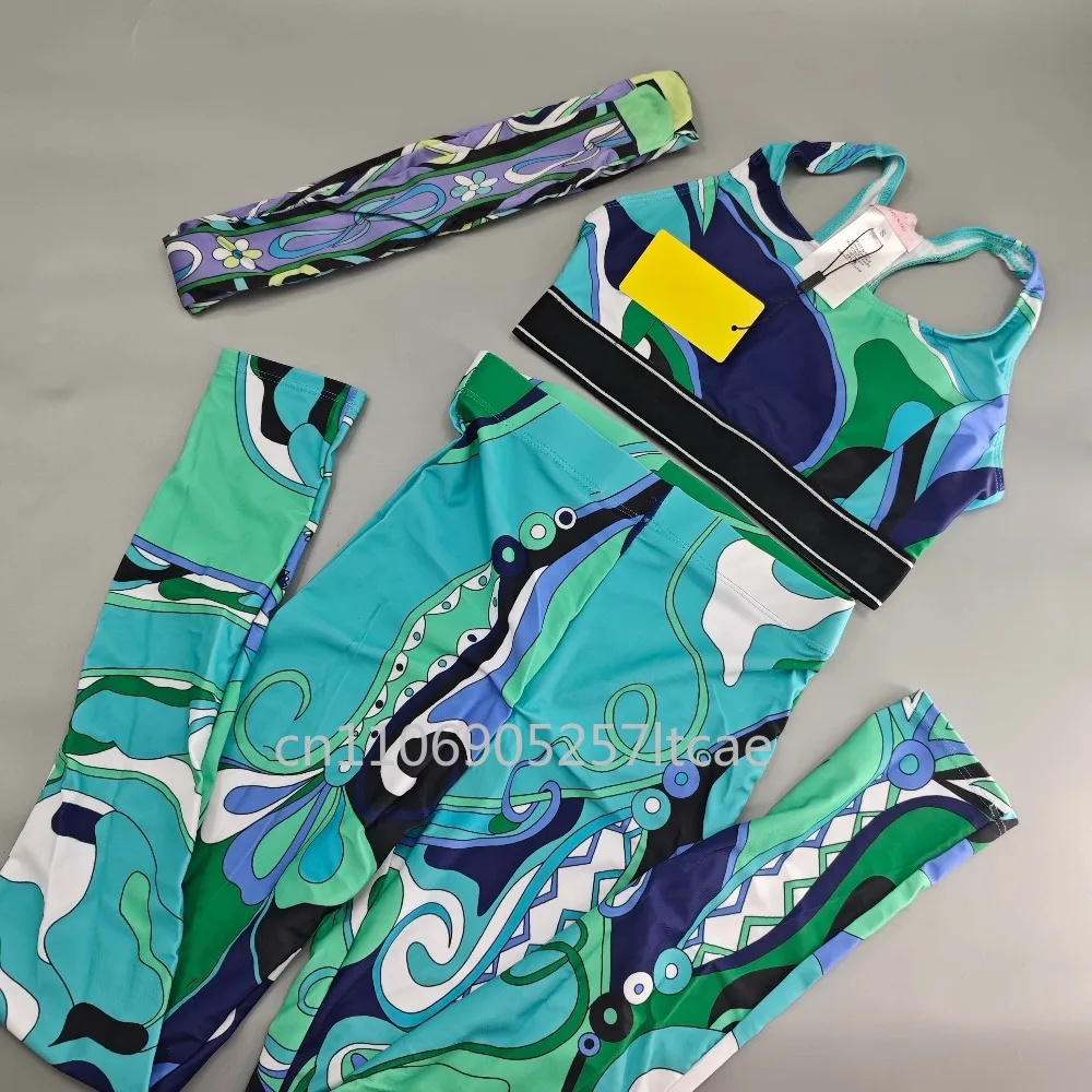 

Роскошные брендовые женские комплекты для йоги с буквенным подписью и логотипом, купальники, дизайнерские брендовые женские сексуальные спортивные комплекты