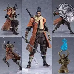 15cm Figma #483-DX SEKIRO: SHADOWS DIE TWICE Anime Figure Sekiro DX Action Figure Sekiro Figurine Collection Model Doll Toy Gift