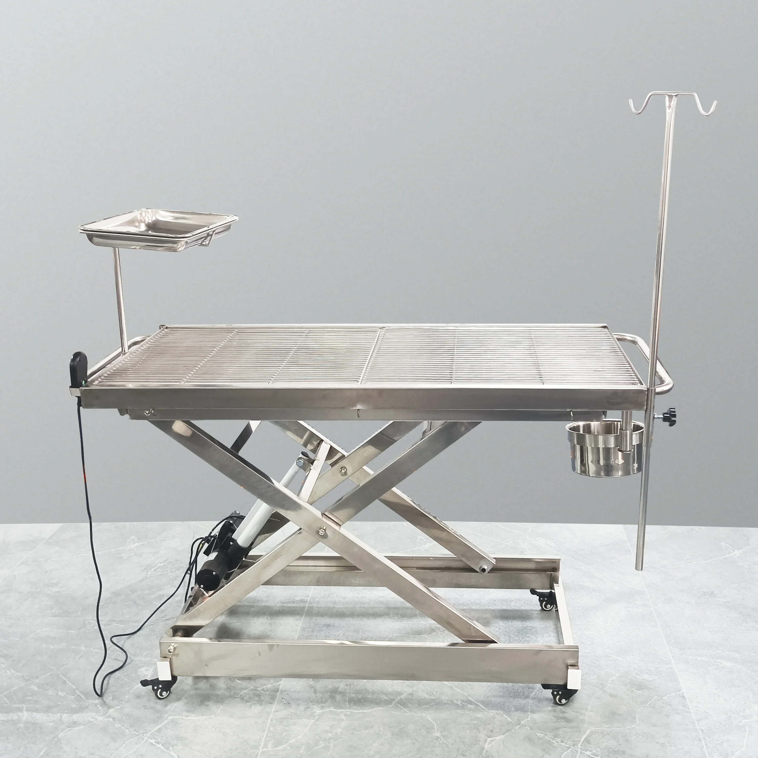 

Veterinary Equipment 304 Stainless Steel Animal Vet Surgical Operating Table For Animal Clinic Hospital