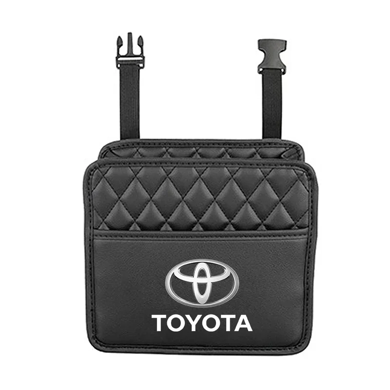 Bolsa de almacenamiento multifunción para asiento trasero, bolsa de almacenamiento con suspensión para coche, para Toyota Prius Avensis Auris Yaris