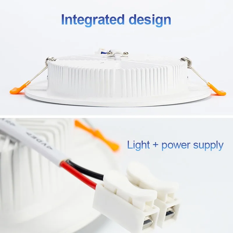 LED Downlight 220V 3W 5W 7W Recessed Round Ceiling Dowm Light Modern Home Lighting LED Recessed Round Panel Light for Bedroom