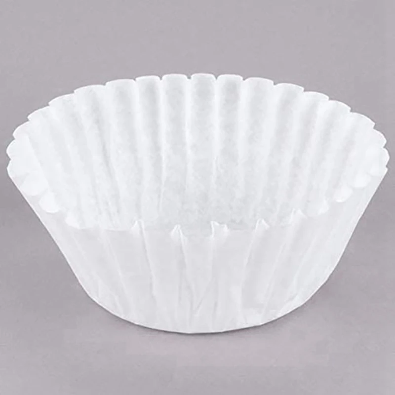 500Pcs 8/12 Cup White Coffee Filters Single Serving Paper For Coffee Machine Filter Paper Cake Cup Coffee Filter Paper