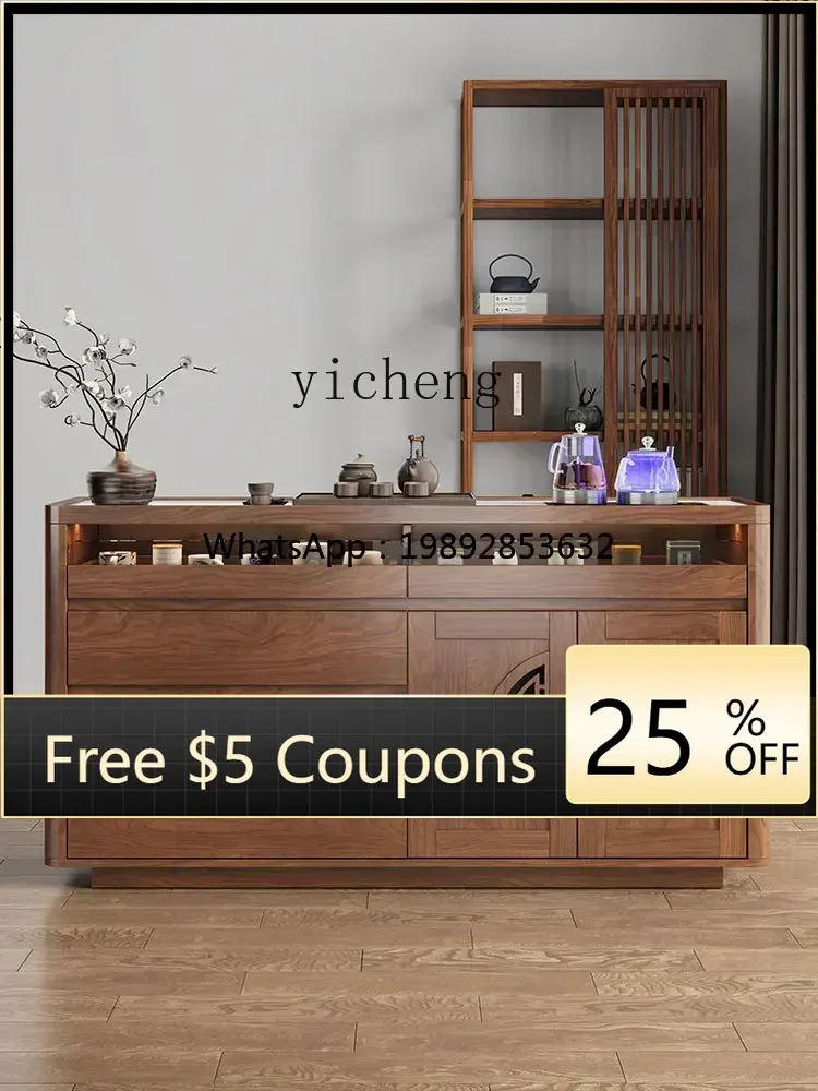 ZZ  Tea Machine Automatic Water Feeding Household Integrated Table Small Desktop Household Sideboard Cabinet