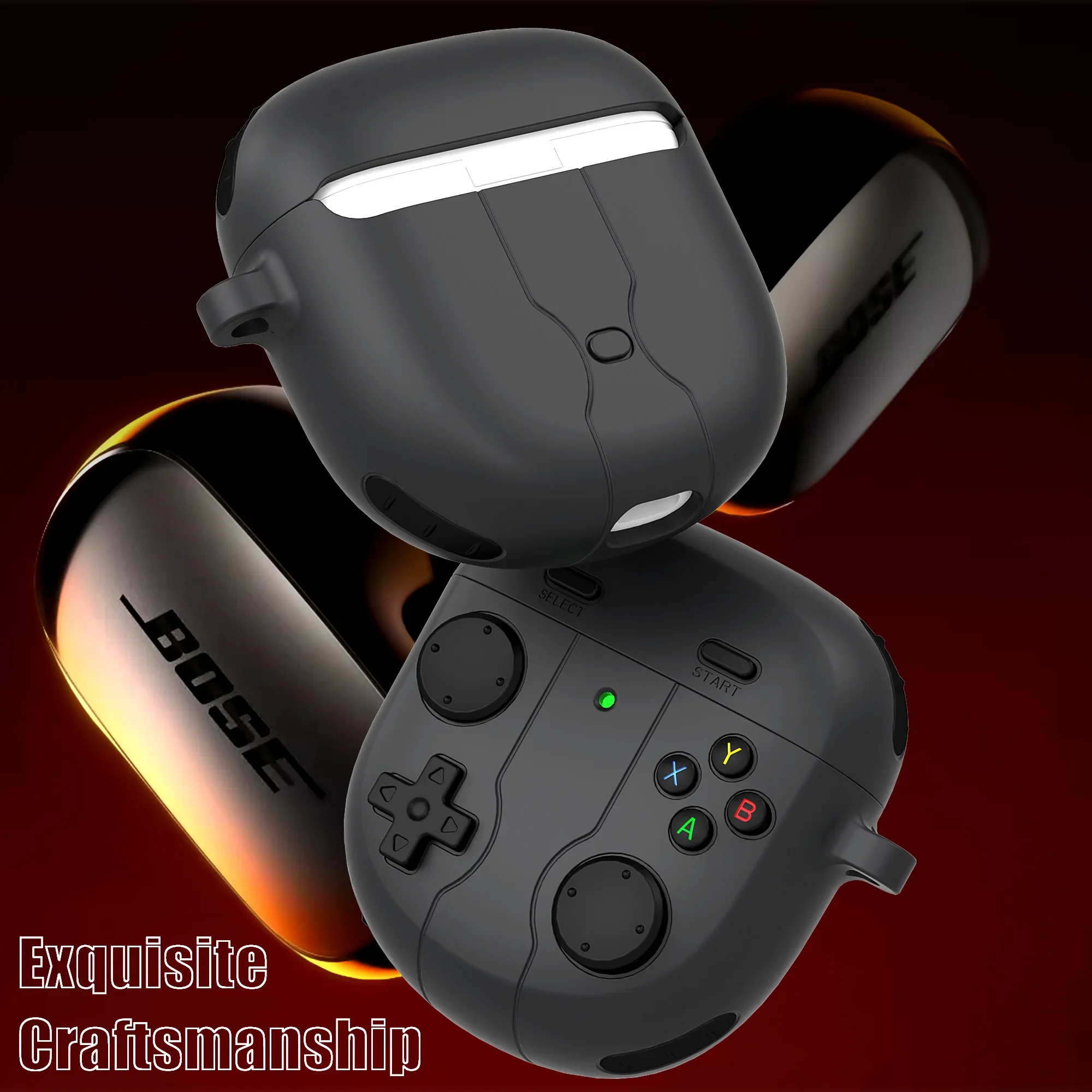 เคสสําหรับ BOSE QuietComfort Ultra / QuietComfort หูฟัง 2 เคสซิลิโคน 3D ความคิดสร้างสรรค์ QuietComfort Ultra หูฟังกรณี