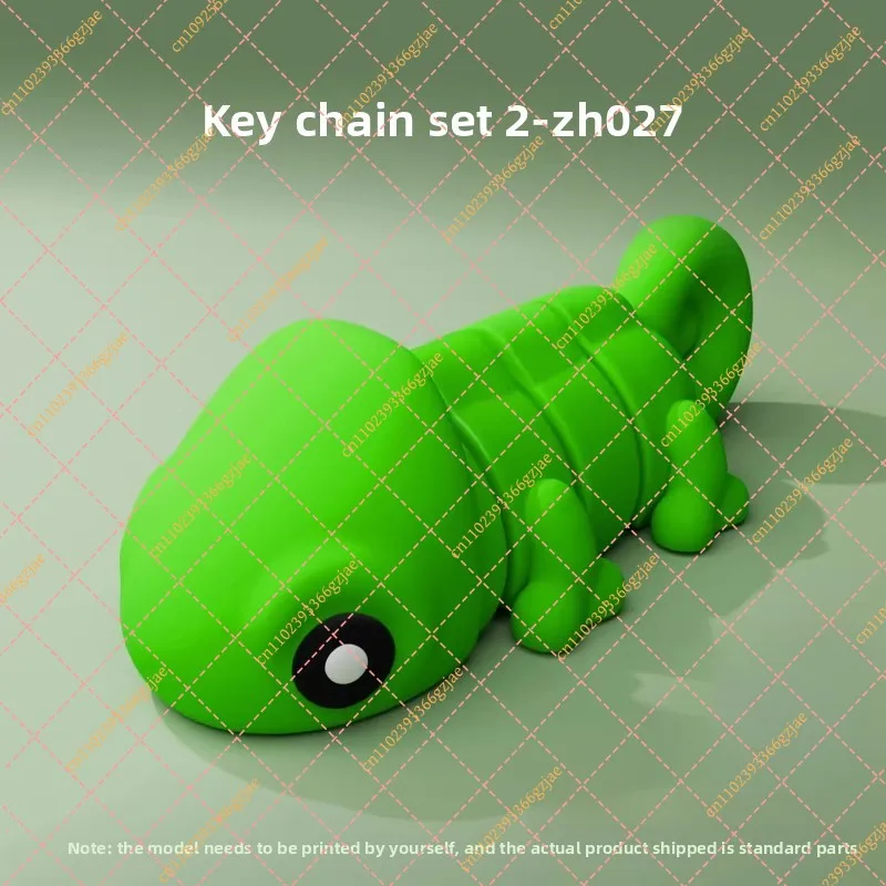 Brand new original for For Bambu lab Movable Pet Keychain set Maker Treasure House 3D Printed model components