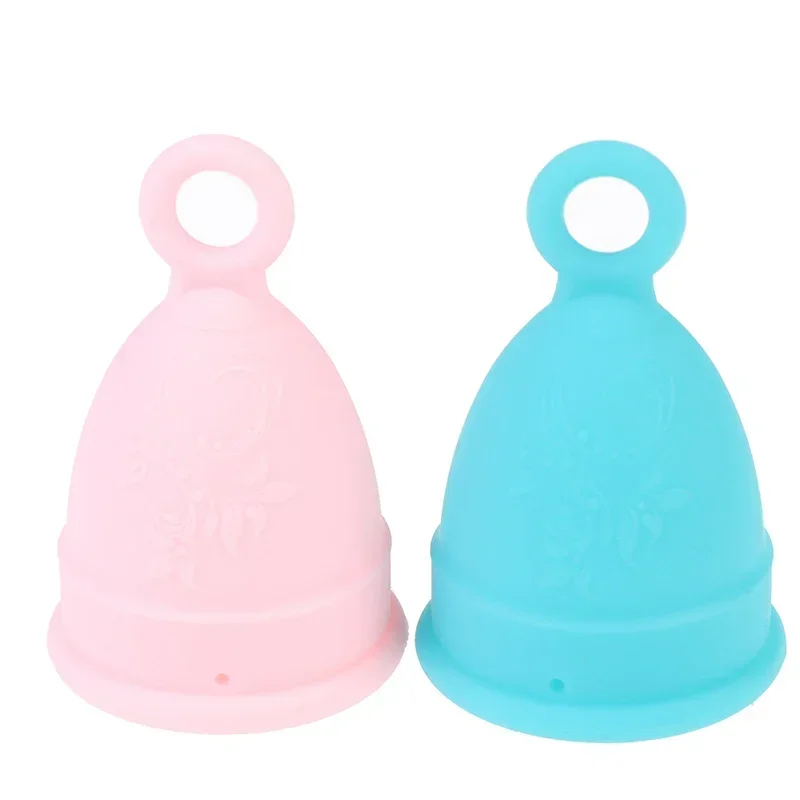 Size S/L Menstrual Cup Medical Silicone Lady Feminine Hygiene Copa Women Period Soft Grade with Storage Case Leak-proof Reusable