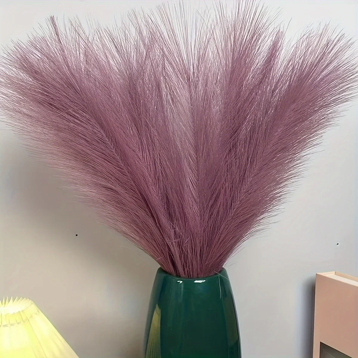 3pcs Fluffy Pampas Grass Boho Decor Flower Fake Plant Reed Simulated Wedding Party  Home Decor Artificial Flower