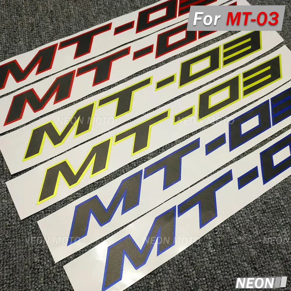 

For MT-03 MT03 MT 03 MT 03 Motorcycle Stickers Wheels Rims Tank Pad Helmet Decal Stripes Wheel Rim 2017 2018 2019 2020