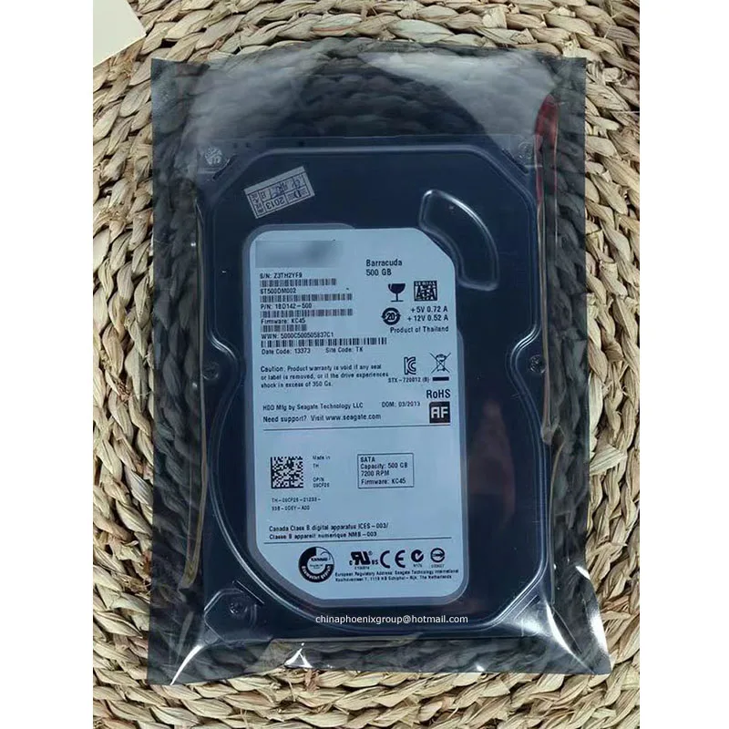 

Антистатическая сумка для жесткого диска Hdd Антистатическая сумка 3,5 дюйма ESd Антистатическая сумка с открытым верхом для электронных аксессуаров, USB-чехлы
