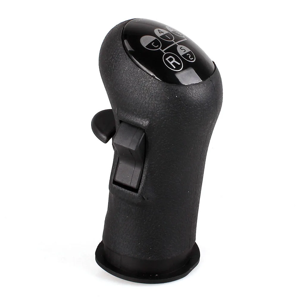 For Car Manual Shift Manual Gear Knob Black Easy Installation Non-deformation Component Anti-corrosion Material