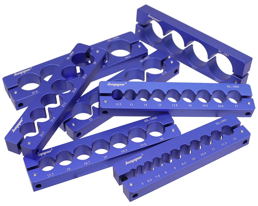 HEPPE Schraubstock-Einsatzklemmen, universelle Schraubstockbacken, Arbeitstisch, multifunktionales Werkzeug, Fahrradpedal, Gabelsattel, Sattelstützen-Reparaturwerkzeug, 5–34,9 mm. – Detail 19
