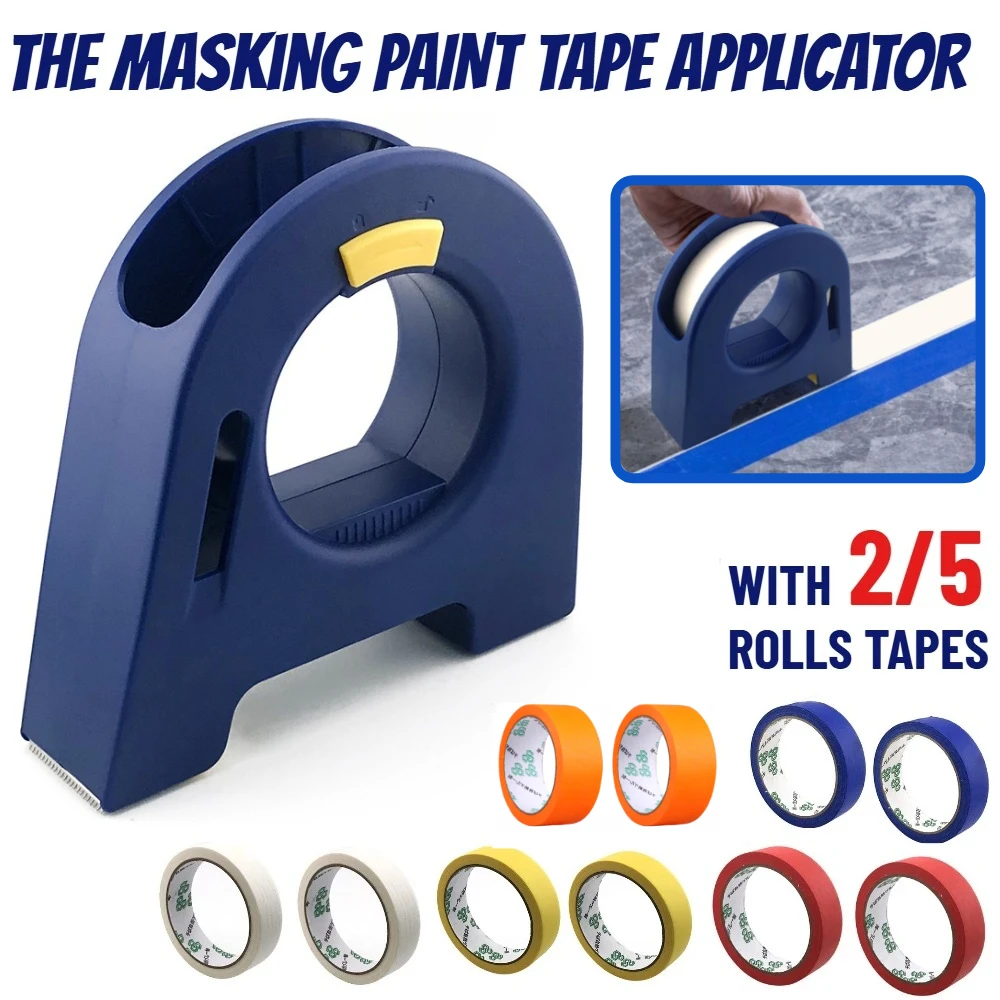 

Аппликатор для малярной ленты ABS с набором 2/5 лент для точного скрытия линий на различных внешних поверхностях, включая входные группы и отделки.