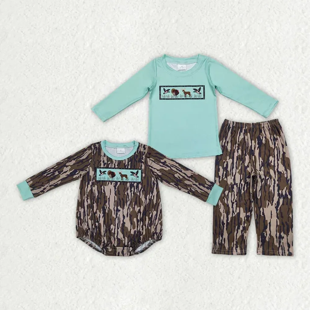 

Baby Boys Turkey Duck Bottomland Rompers Outfit Set Comfortable Cotton Clothing for Infants
