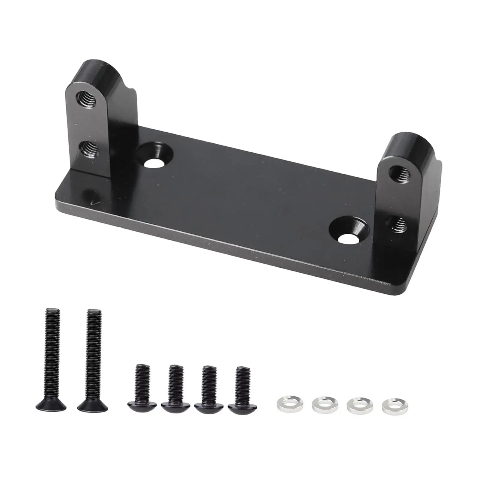 RC Servo Mount Servo Fixed Bracket Easy to Install Professional Replace Parts DIY Accessory with Screw for 1:10 Vehicles