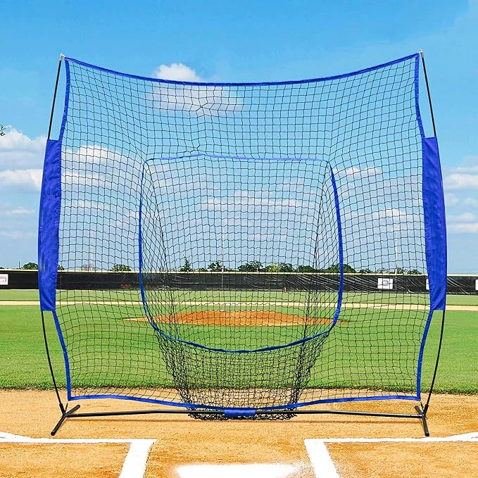 شبكة كرة لينة محمولة قابلة للطي بطول 7 أقدام، معدات تدريب الضرب والرمي في الهواء الطلق