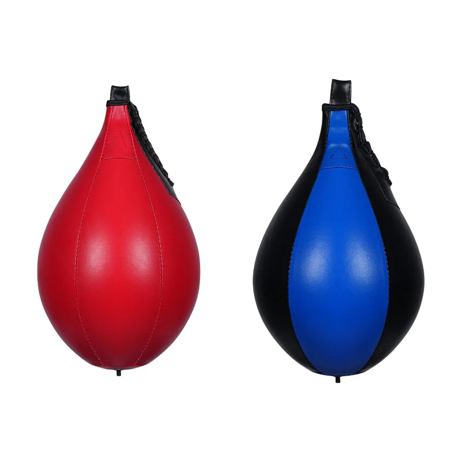 Boxing Punching Ball PU Leather Speed Dodge Bag Hand Eye Coordination Trainer for Gym MMA Muay Thai Workout Adults