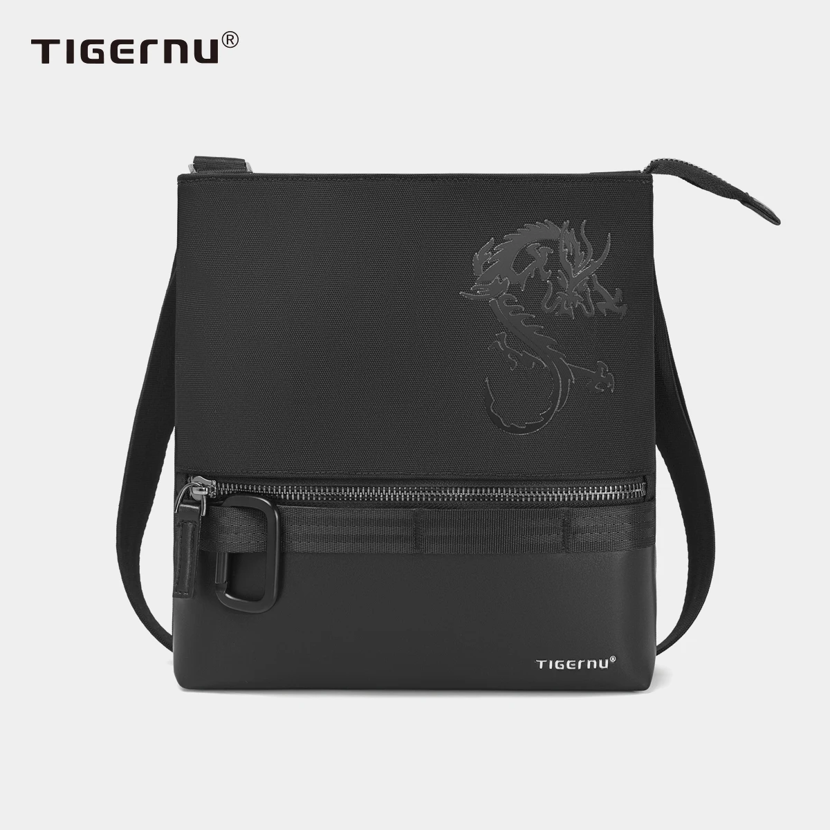 Tigernu Crossbody Bags For Men Chinese Style Shoulder Bags Mini Bag Travel Bags For Men Dragon Series