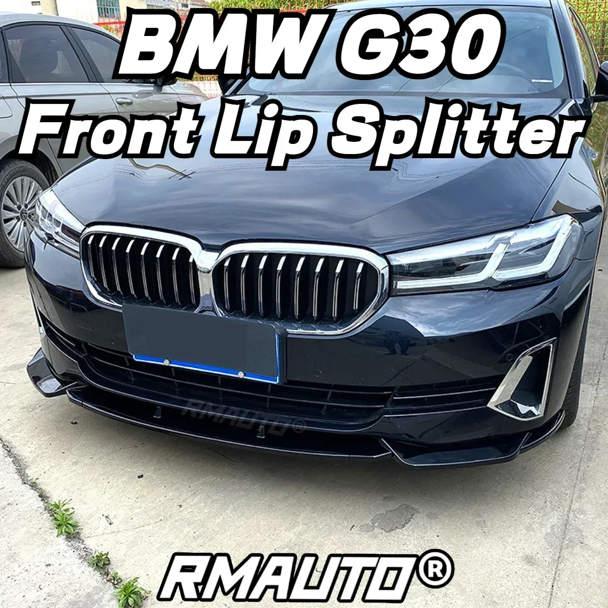 For BMW 5 Series G30 LCI 2017-2020 2021-2022 G30 Lip Car Front Bumper Splitter Diffuser Lip Spoiler Bumper Apron Exterior Part