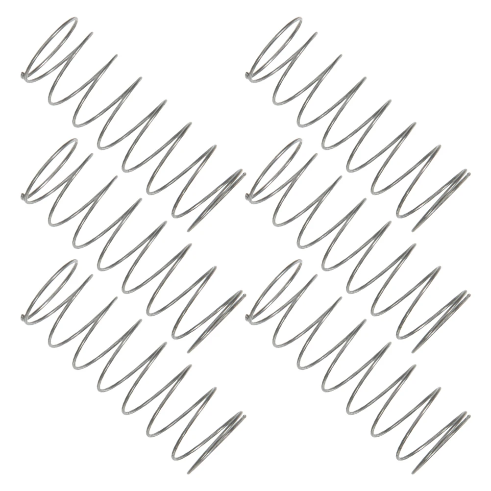 

6 Pcs Copper Pipe On Bass Spring Trumpets Stainless Steel Button Musical Instrument Parts