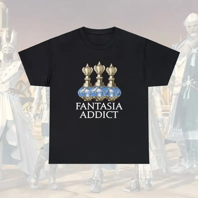 Fantasia Addict For glamorous MMORPG FFXIV Players T-Shirt