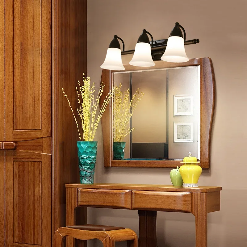 Dressing Retro Simple Bathroom Wall Lamp Table Wall Lamp Mirror Front Lamp Nordic Mirror Front Lamp