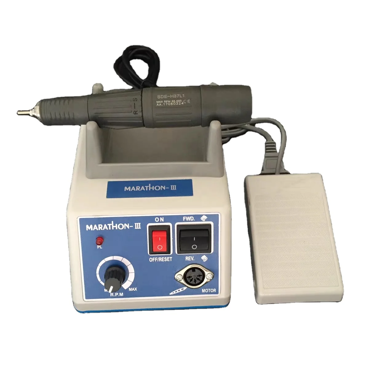 Micromotore Dentale con Manipolo per Laboratorio Odontotecnico