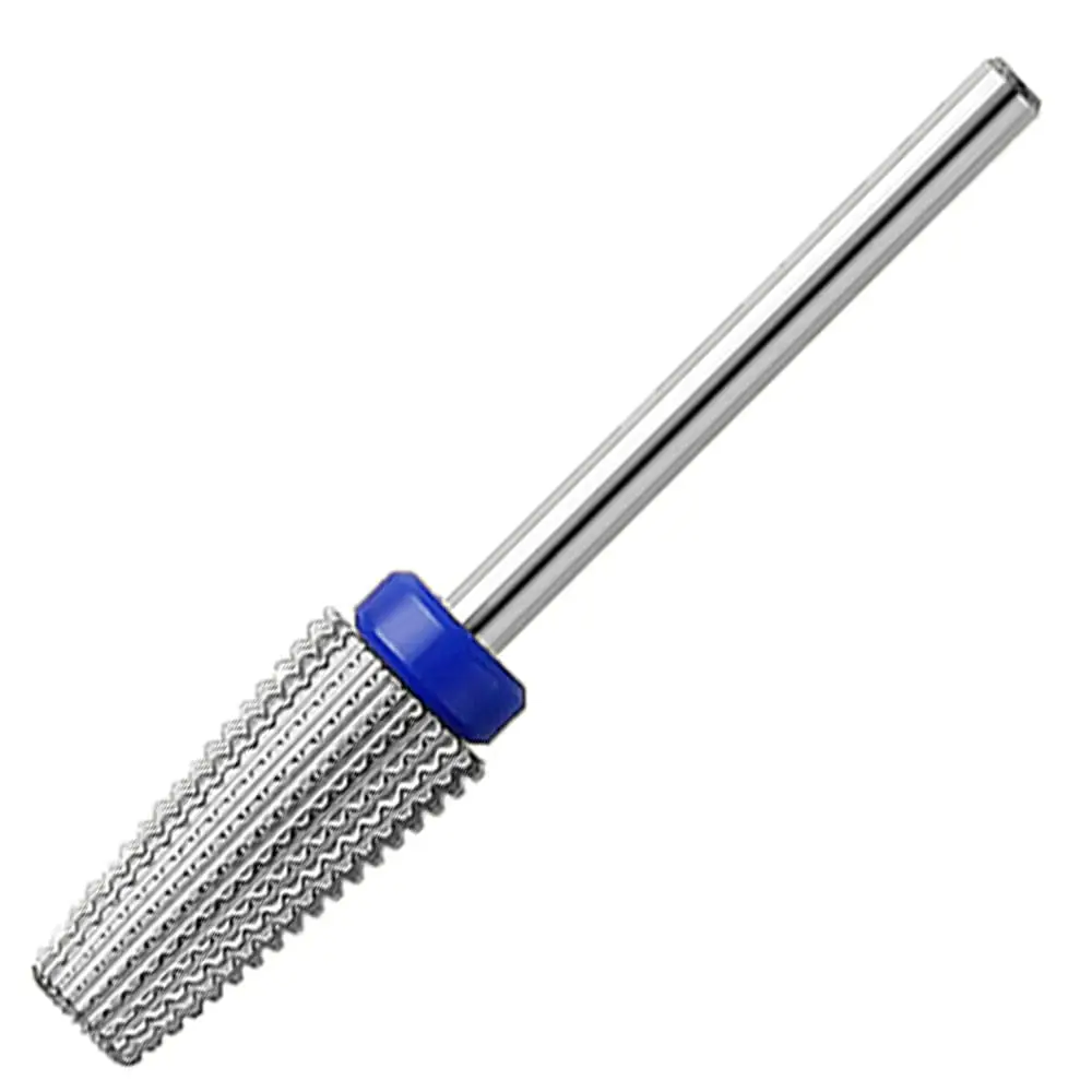 5 in 1 Multi-function Tapered Shape Straight Cut Nail drill bit, Use for Left and Right Handed Professional Carbide Tungsten Bit