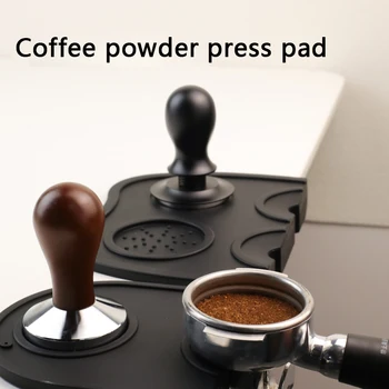 Coffee Bar Non-slip Corner Powder Press Powder Hammer Pad Silicone Pad Handle Pad Powder…