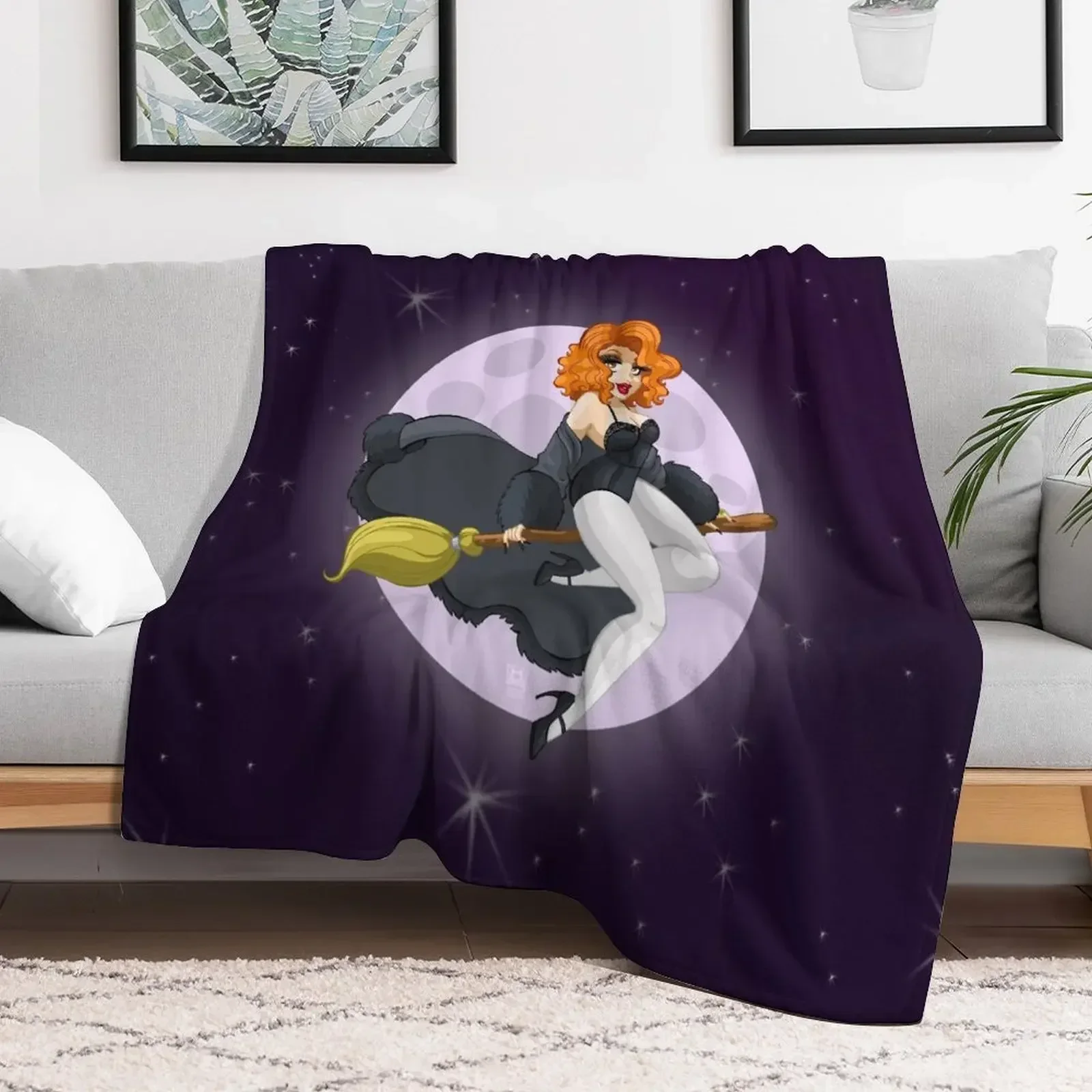 

Jinkx Monsoon Throw Blanket Shaggy Comforter Blankets Fashion Sofas Bed linens Blankets