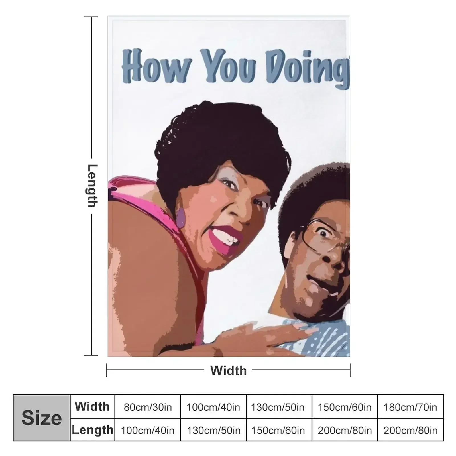 Norbit - HOW YOU DOING Throw Blanket Bed linens Camping Beach wednesday Blankets